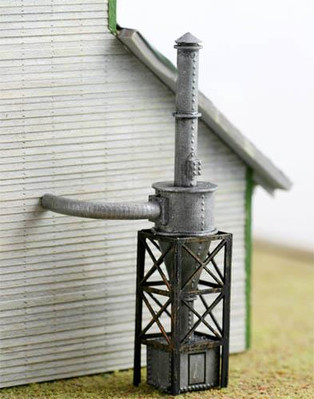 N Scale Dust Collector MULTI STORY Unit kit 1/160 building details