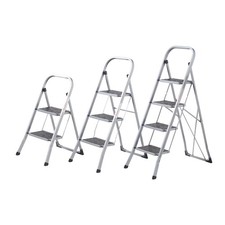 MasterWorx Step Ladder - 2/3/4 Heavy Duty Folding Step Ladders, Anti-slip, DIY