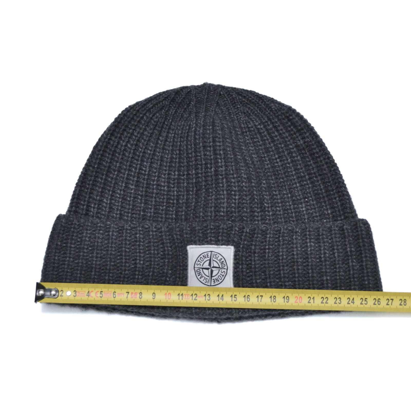 Stone Island Patch Logo Ribbed Wool Cashmere Poly… - image 3