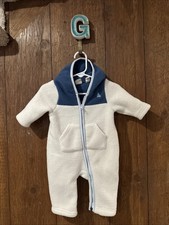 Gap Bay First Favorites Hooded Sherpa Zip One Piece With Pockets