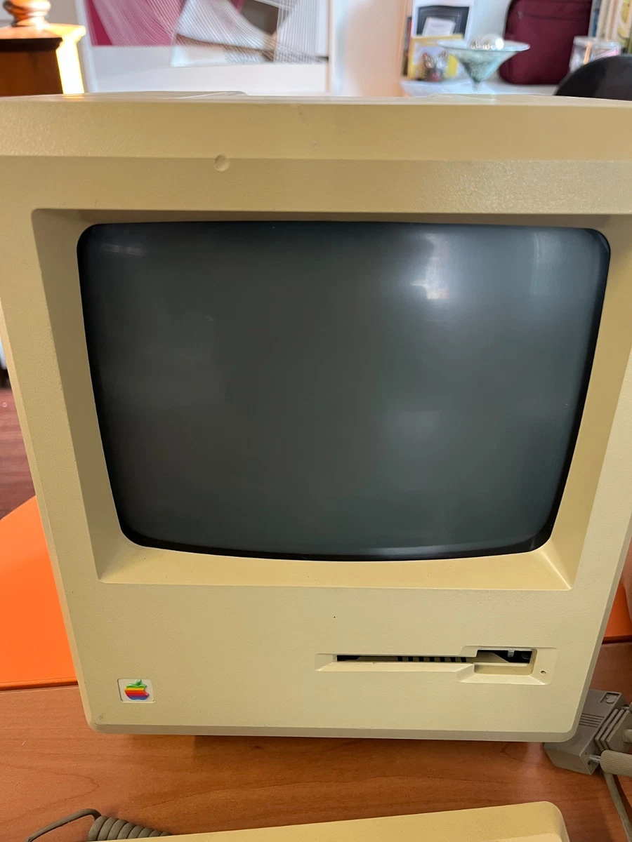Apple Macintosh 128k etiqueta roja + accesorios