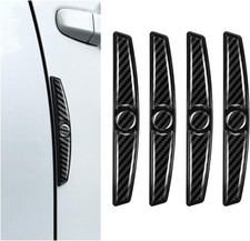 4PCS Carbon Fiber Car Door Protector Edge Guards Thicker Door Guard