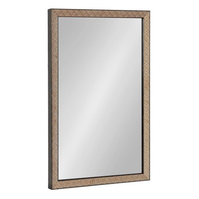 Soniva Traditional Rectangular Wall Mirror; 20 x 30; Gold; Global Framed Rect...