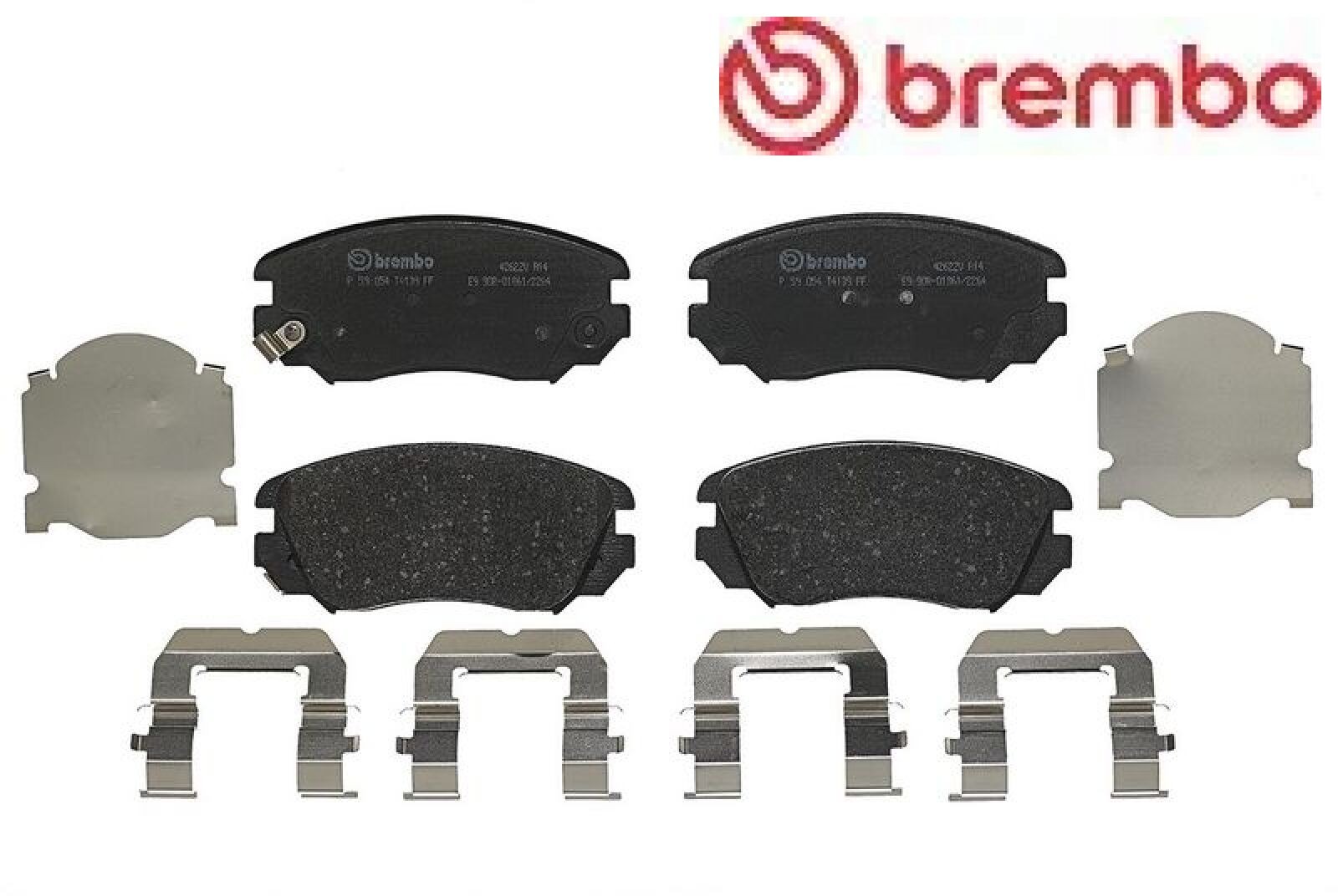 Bremsbelagsatz, Scheibenbremse P 59 054 BREMBO für SAAB OPEL CHEVROLET BENTLEY - Bild 3
