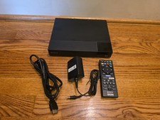 Sony BDP-S1500 Blu-Ray DVD Player w/OEM Remote Power Adapter Tested Works GREAT