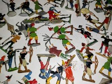 Lot-52 Vintage Zinnfiguren German Tin Flat Soldiers