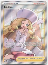 Caitlin (Full Art) Ultra Rare SWSH06: Chilling Reign SWSH06 Supporter Holo 189/1 on eBay