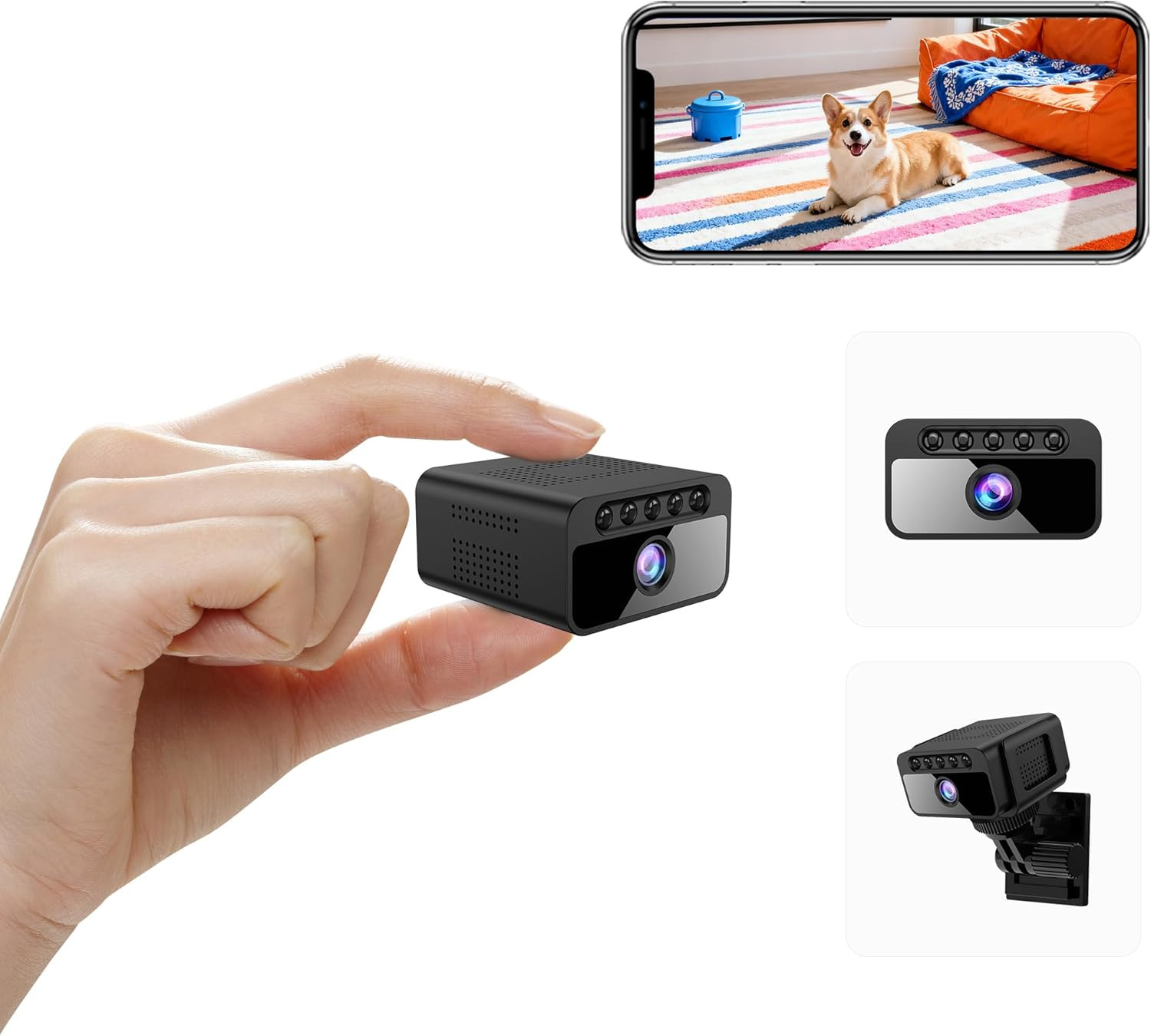 Kit Mini Camera WiFi 4K Sorveglianza - Installazione Fai-da-Te