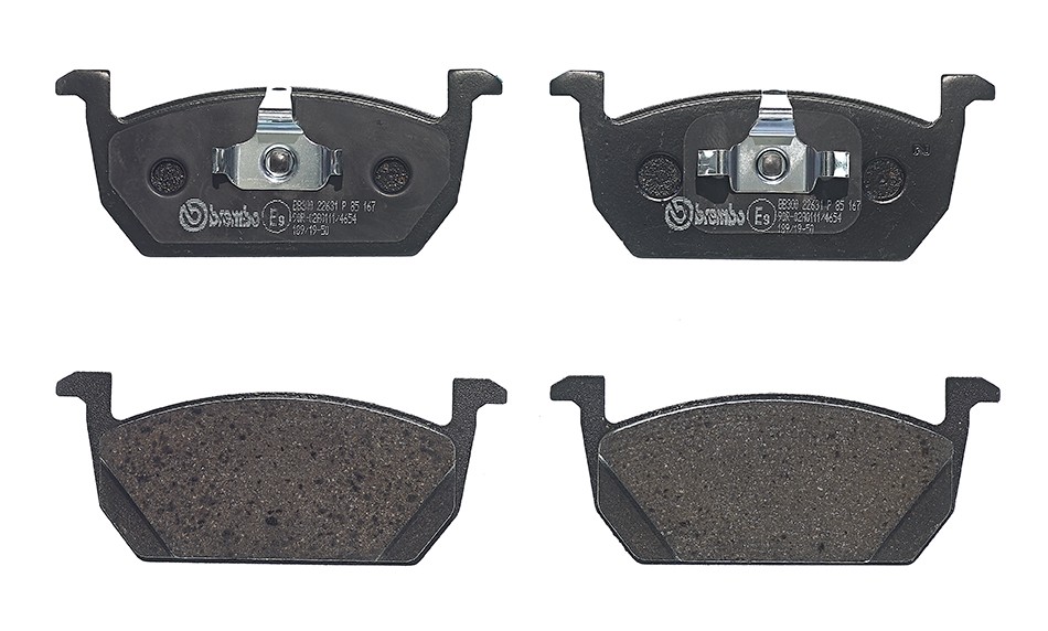 Front BREMBO P 85 167 Brake Pad Set, disc brake for AUDI,SEAT,SKODA,SKODA (SVW), - Image 13