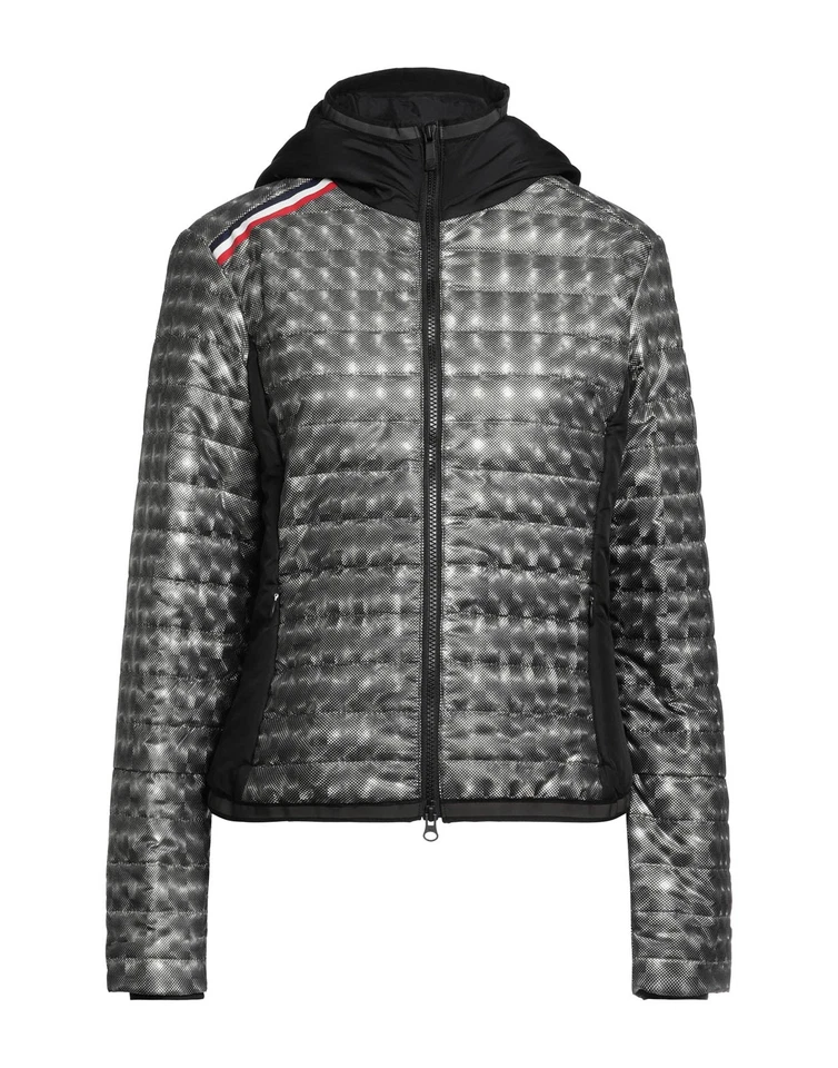 RRP€738 ROSSIGNOL Quilted Jacket IT40 US4 UK8 S Abstract Print Hooded - Image 3 of 4