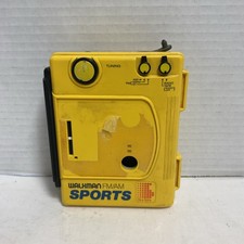 Sony Walkman Sports WM-F63/F73 Auto FM/AM Stereo Cassette Player read