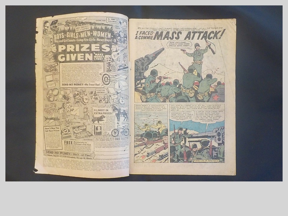 War Comics #43 ! ATLAS 1960 ! MORT DRUCKER ! ANGELO TORRES ! hayfamzone ...