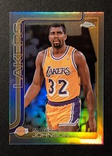 2025-26 Topps Chrome - MAGIC JOHNSON #244 Refractor - Los Angeles Lakers HOF