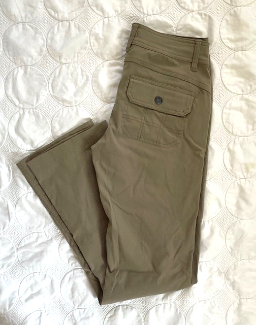 PrAna Halle Women’s Pants Size 2 Nylon Sretch Blend Roll-Up Hiking