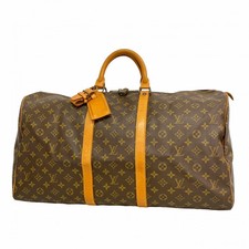 Louis Vuitton Monogram Keepall 55 Boston Bag M41424 Brown Men's an... GZl1fpy5