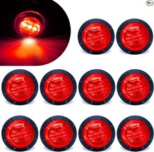 34 Led Marker Lights 12v Round Clearance Front Rear Marker Indica Color Red 34 Led Marker Lights 12v Round Clearance Front Rear Marker Indica Color Red