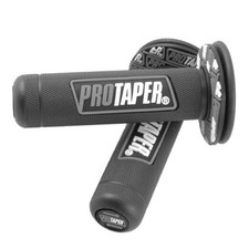 '7/8'' Motorcross Handle Grips Dirt Bike 22mm 24mm Truster Pro taper Black Grey