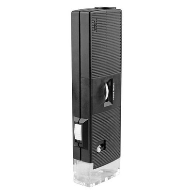 SE LED-Illuminated Pocket Microscope, 30x Powerful Magnification, Adjustable ...