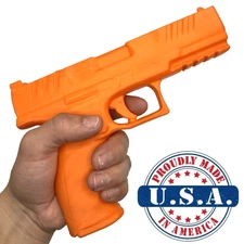 Walther PDP 4.5" Orange Training Gun 1:1 Scale Non-Firing Replica Prop Cosplay