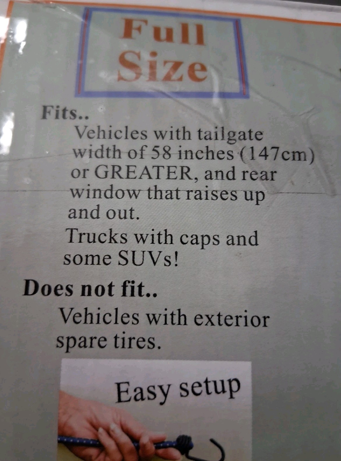 DAC DA2 Full-Size Truck Bed Tent for Caps– Fits Ford F-150, Chevy Silverado, ...