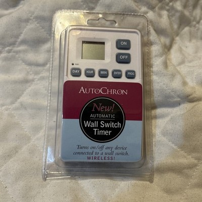 New Autochron Timer Wireless Wall Switch Timer For Toggle Programmable 82000
