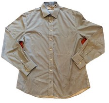 Nick Graham Everywhere Mens L Stretch Modern Fit Long Sleeve Button Down Shirt