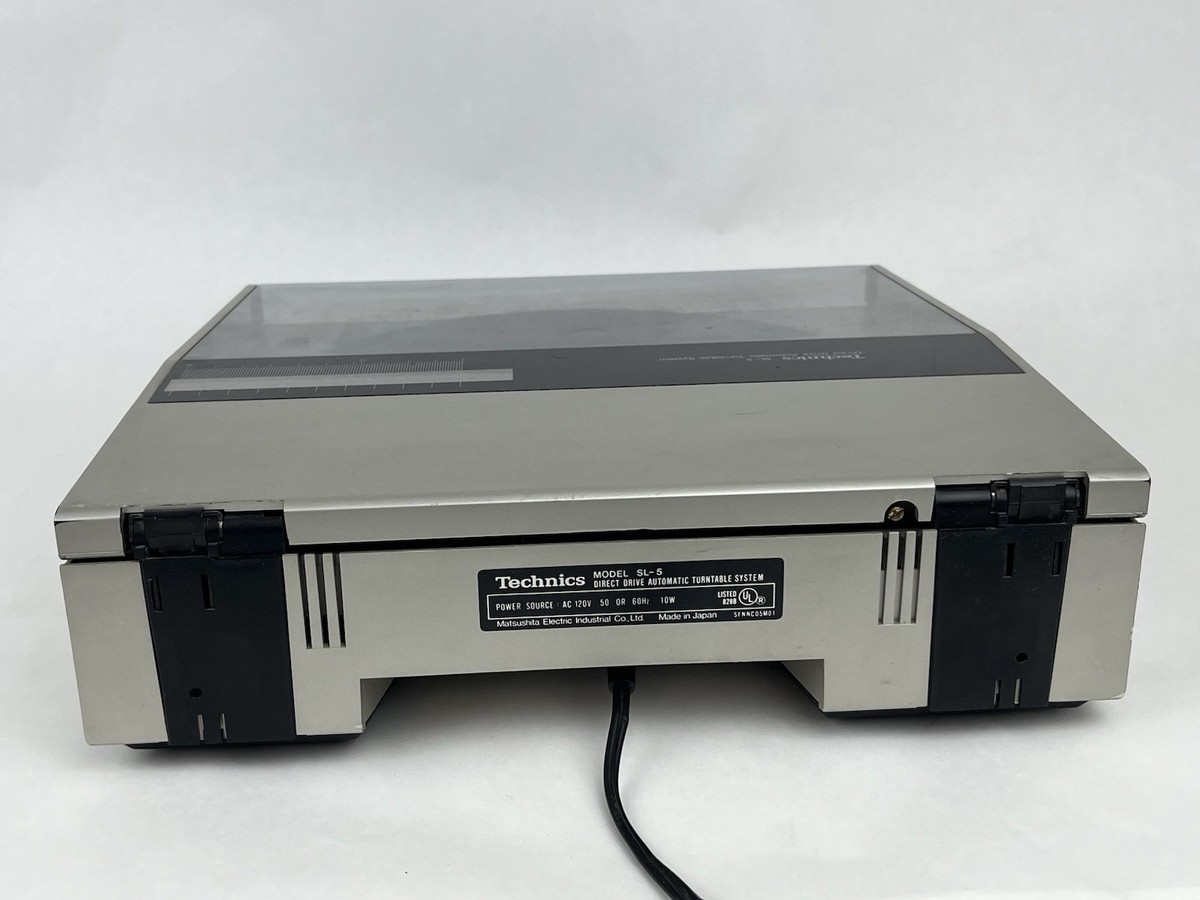 Vintage Technics SL-5 Automatic Direct Drive Turntable System (AS