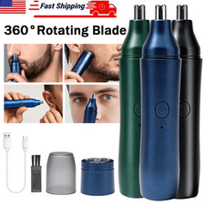 Electric Nose Ear Hair Trimmer Face Eyebrow Mustache Beard Shaver Clipper Unisex