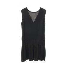 CHANEL COCO Mark Sleevelesss Short Dress #42 P47976K06107 Used Women CC