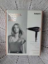 BaByliss Super Power Pro 2400W Hair Dryer 5240U NEW Boxed