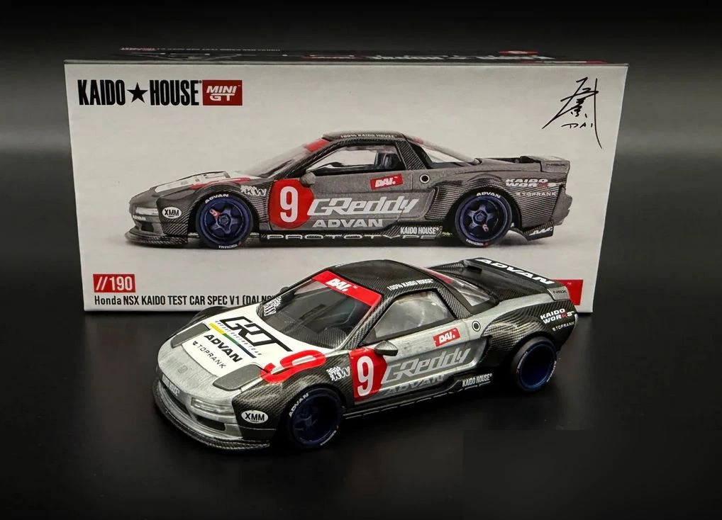CHASE Kaido House x Mini GT 1:64 Honda NSX Kaido Test Car Spec V1