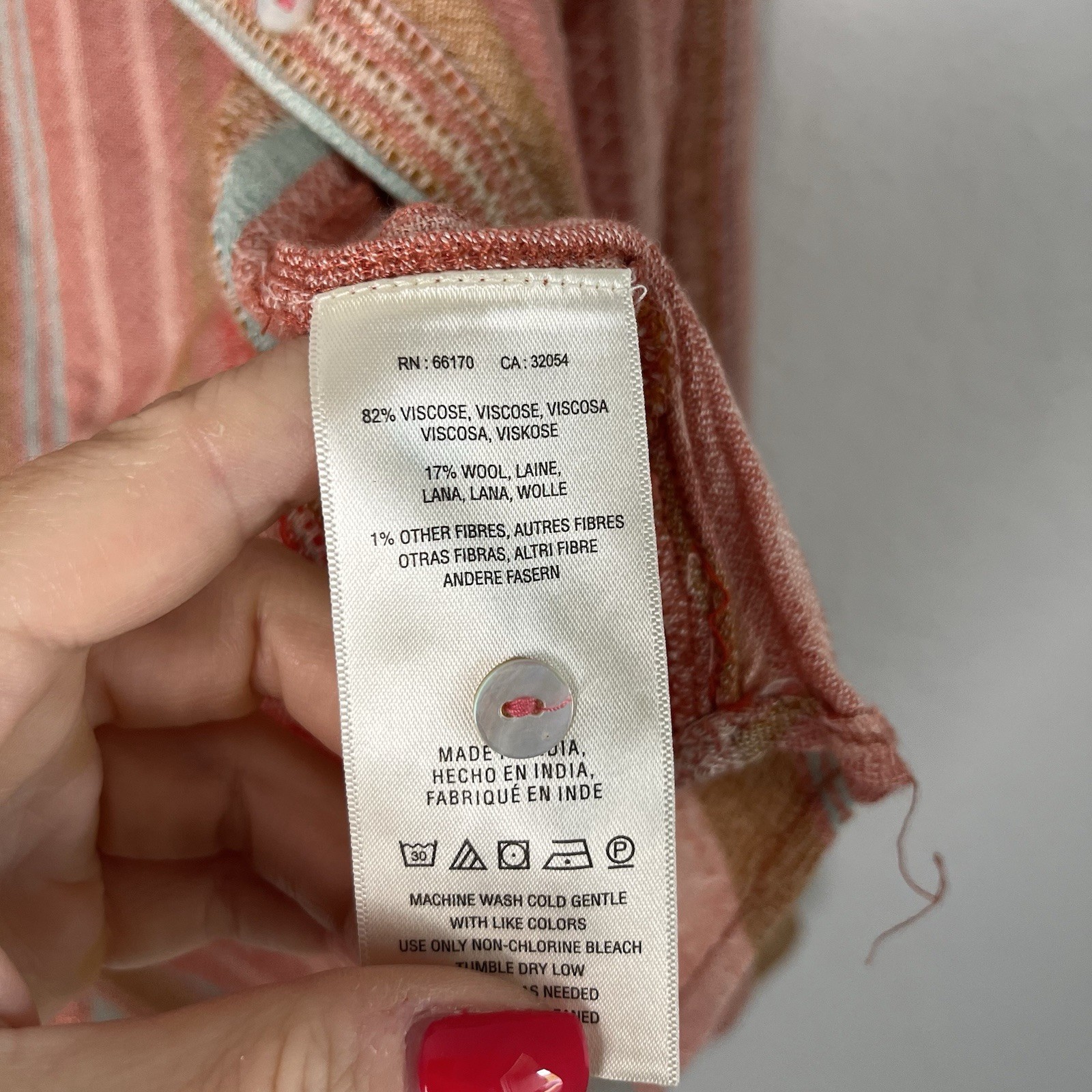 ALTRA Camicia blusa Maeve Anthropologie Calipatria a righe metalliche con bottoni 2 213