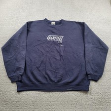 New York Yankees Sweatshirt Mens XL Blue MLB Baseball 2003 Champions Lee