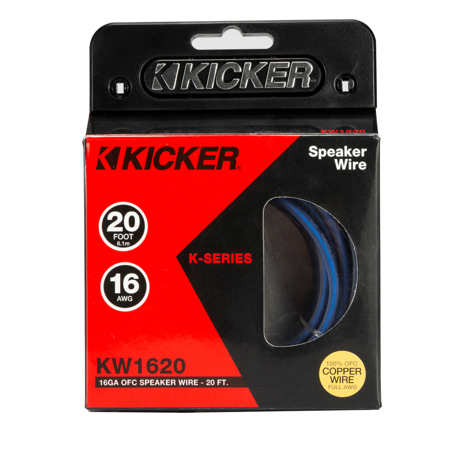 Kicker 48CWRT82 CompRT 8" Subwoofer, DVC, 2-ohm w/ Speaker Wire, Grill Bundle