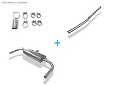  Duplex Racing-Anlage Mercedes CLA 220 4MATIC C117/X117 für AMG Heckschürze