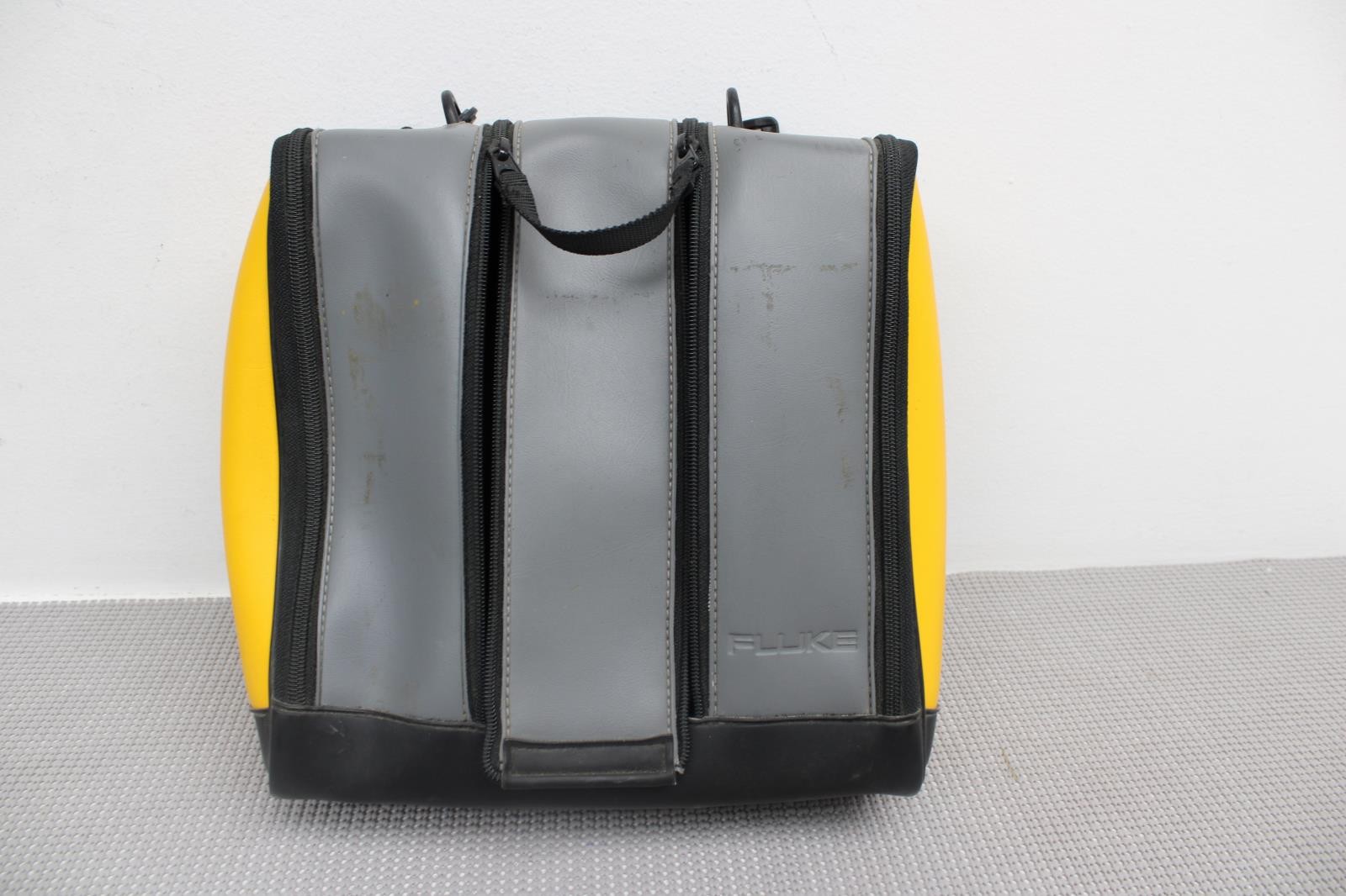 Fluke Zippered Test Equipment Carrying Case Bag Black/Gray/Yellow