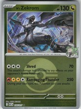 N's Zekrom Poke Ball 155/217 Reverse Holo ME: Ascended Heroes NM