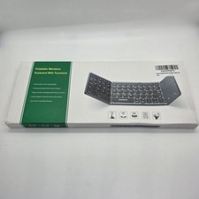 Samsers Foldable Bluetooth Keyboard with Touchpad Blue