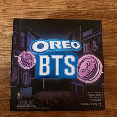 OREO X BTS WITH BOX 105g x 3 biscuits with brown sugar pancake flavored