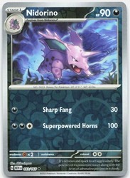 Nidorino 033/165 Reverse Holo - Scarlet & Violet 151