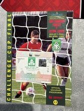 1989 League Cup Final Programme & match ticket Luton V Notts Forest