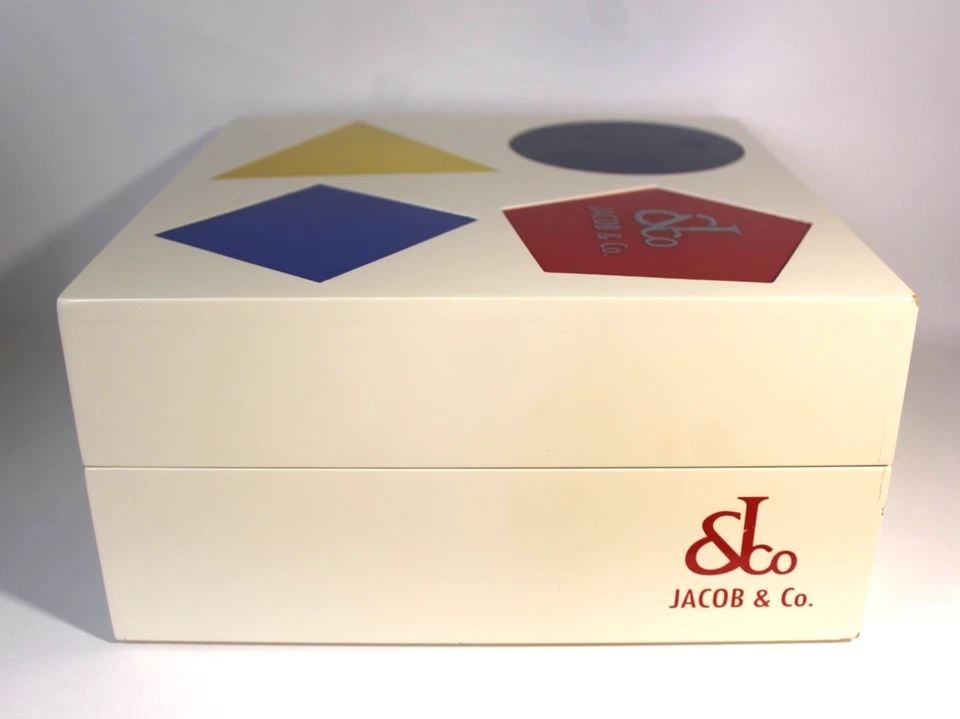 Caixa de relógio Jacob & Co Five fuso horário *SOMENTE CAIXA* - Imagem 2 de 4