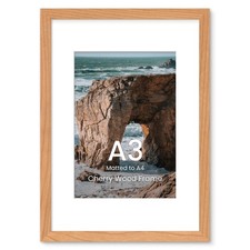 Acovy A3 Picture Frame Solid Cherry Wood 29.7X42Cm Photo Frame For Wall Right