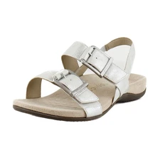 Vionic Reese Women's Sandals Silver Met Synthetic Fabric Size 8 N