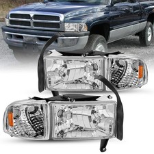 Headlight Assembly Compatible with 1994-2002 Dodge Ram 1500