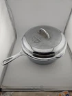 Griswold Cast Iron #8 Chicken Pan Erie P.A. 777 With Lid 1098B Self Basting Lid