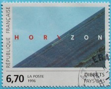 FRANCE 1996 - OBLITÉRÉ  YT 2987  "  Jan DIBBETS  Pays-Bas  " CACHET ROND