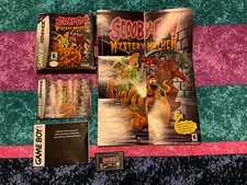 Nintendo GBA Scooby Doo Mystery Mayham CIB Manual Poster Box Game Tested Gameboy image