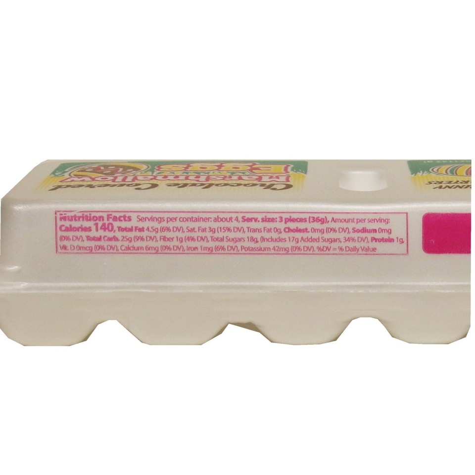 Zachary CHOCOLATE COVERED MARSHMALLOW EGGS Dozen Factory Sealed Carton