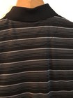 2 PGA Tour Mens Large Lightweight Golf Polo Short Sleeve Striped Shirts Collared — photo 6